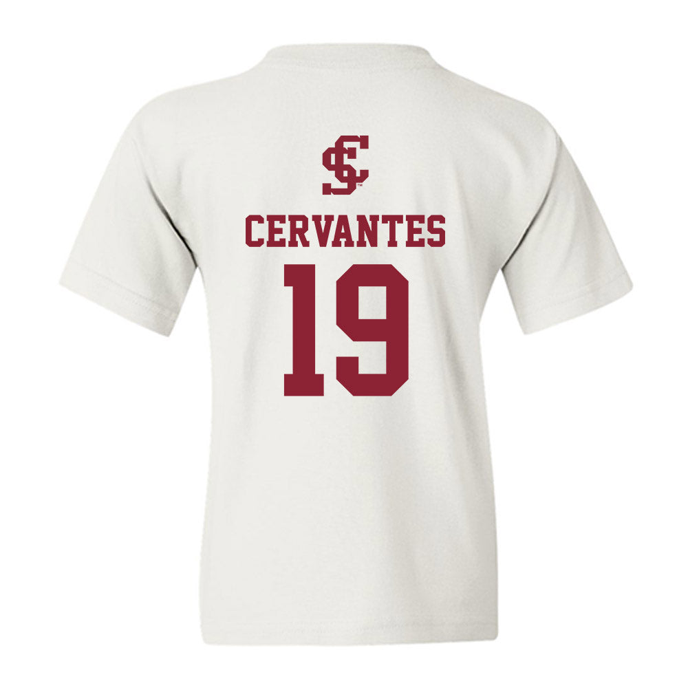 SCU - NCAA Women's Soccer : Daniela Cervantes - Youth T-Shirt-1