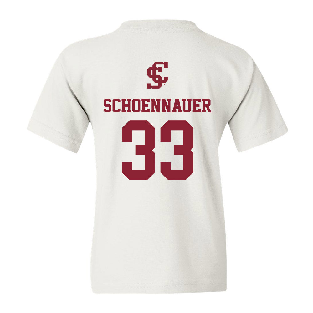 SCU - NCAA Women's Soccer : kennedy schoennauer - Youth T-Shirt