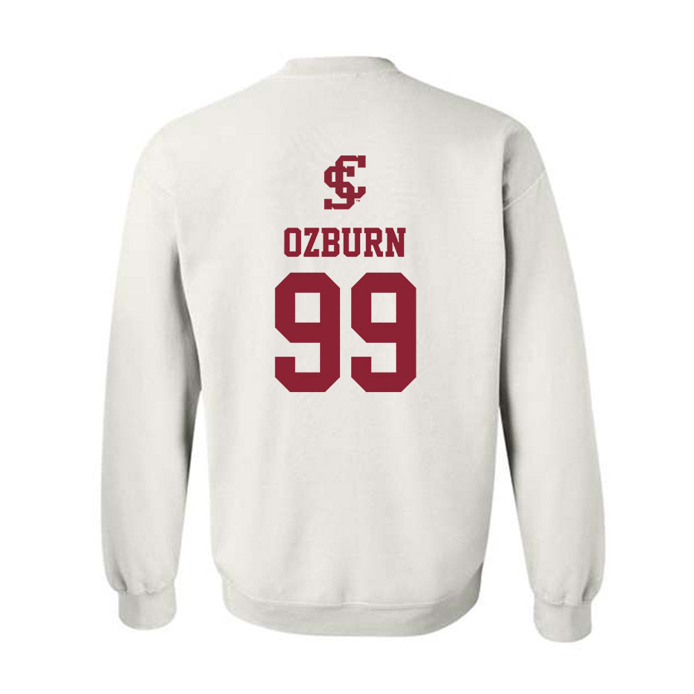 SCU - NCAA Men's Soccer : Jackson Ozburn - Sports Shersey Crewneck Sweatshirt-1