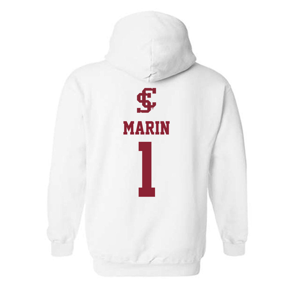 SCU - NCAA Men's Soccer : Eduardo Marin - Hooded Sweatshirt-1