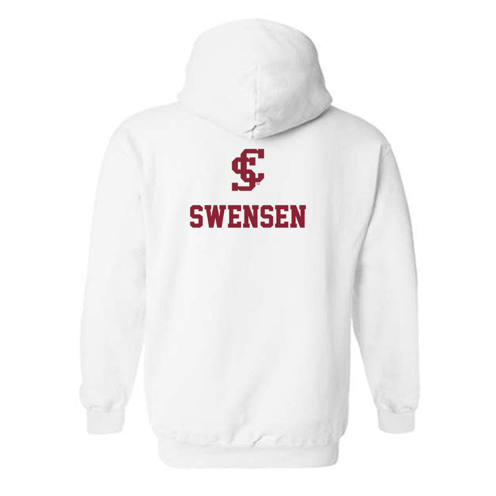 SCU - NCAA Men's Water Polo : Tyler Swensen - Hooded Sweatshirt-1