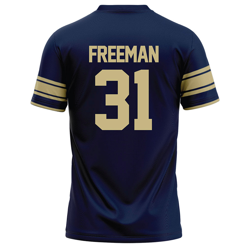 Akron - NCAA Football : Fahrell Freeman - Navy Football Jersey