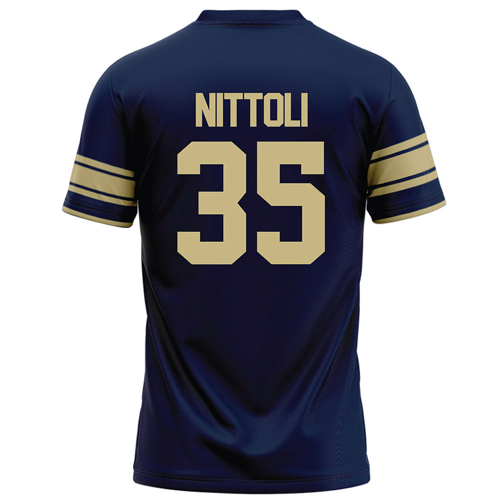 Akron - NCAA Football : Danny Nittoli - Navy Football Jersey