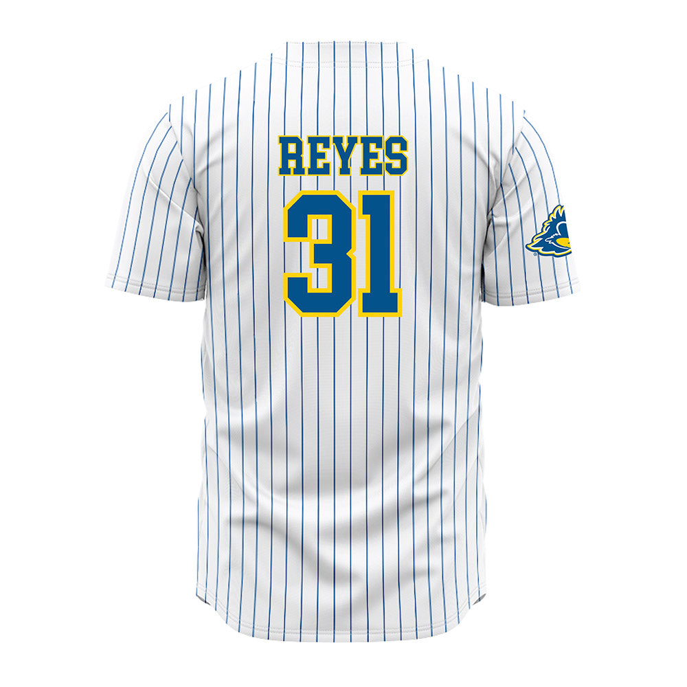 Delaware - NCAA Baseball : Matthew Reyes - Pinstripe Jersey-1