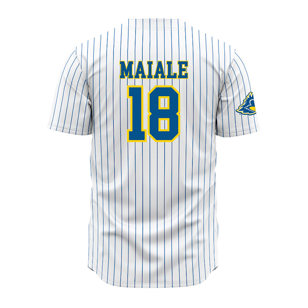 Delaware - NCAA Baseball : Jack Maiale - Pinstripe Jersey-1