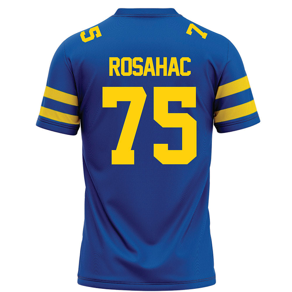 Delaware - NCAA Football : Noah Rosahac - Blue Football Jersey-1