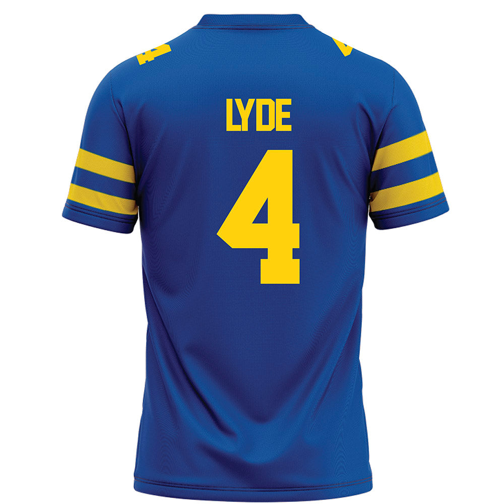 Delaware - NCAA Football : Akhoury Lyde - Blue Football Jersey-1