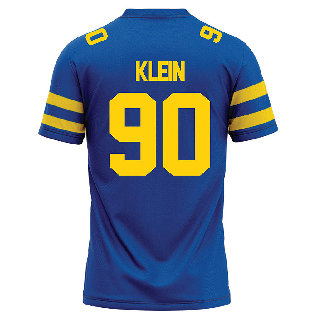 Delaware - NCAA Football : Logan Klein - Blue Football Jersey-1