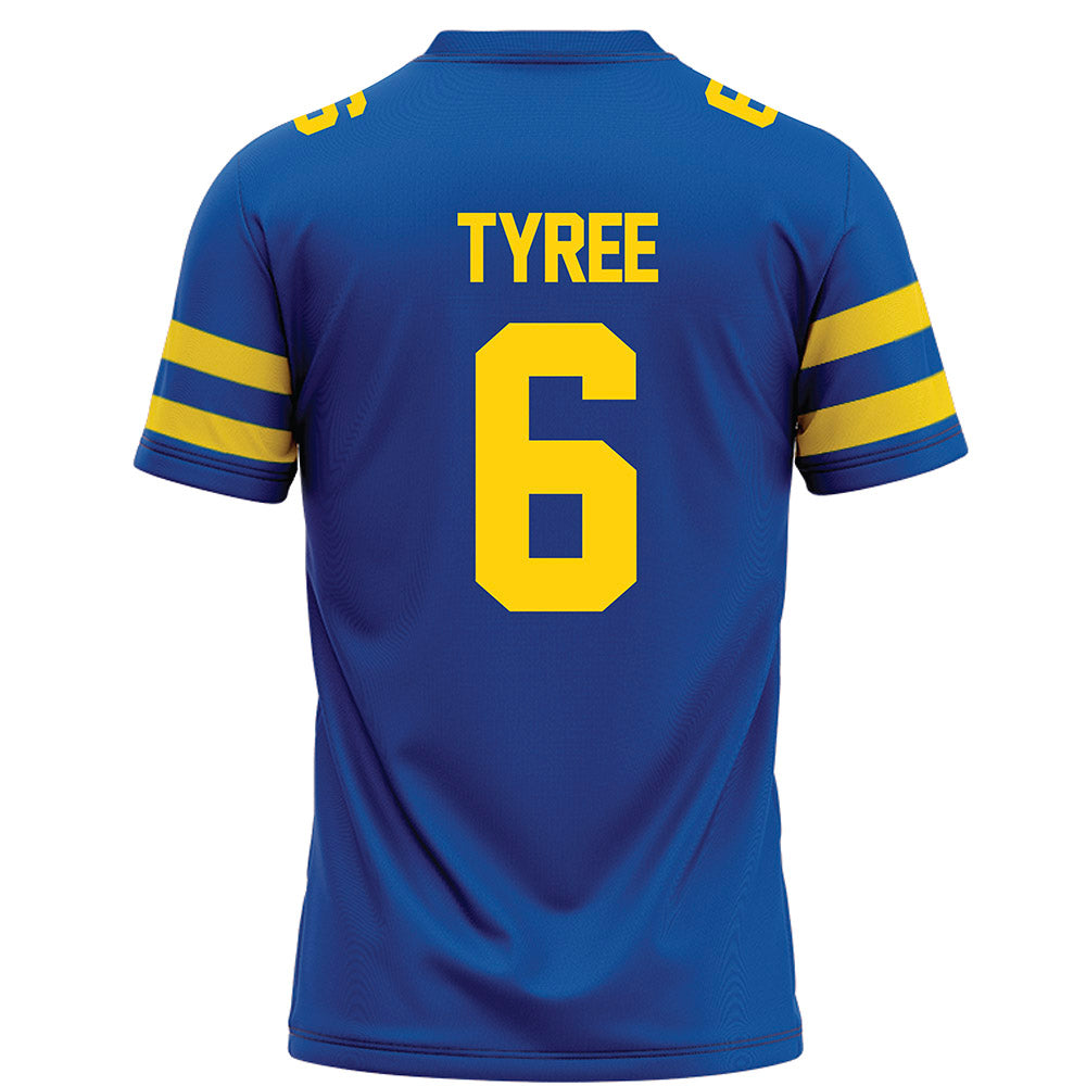 Delaware - NCAA Football : Nick Tyree - Blue Football Jersey