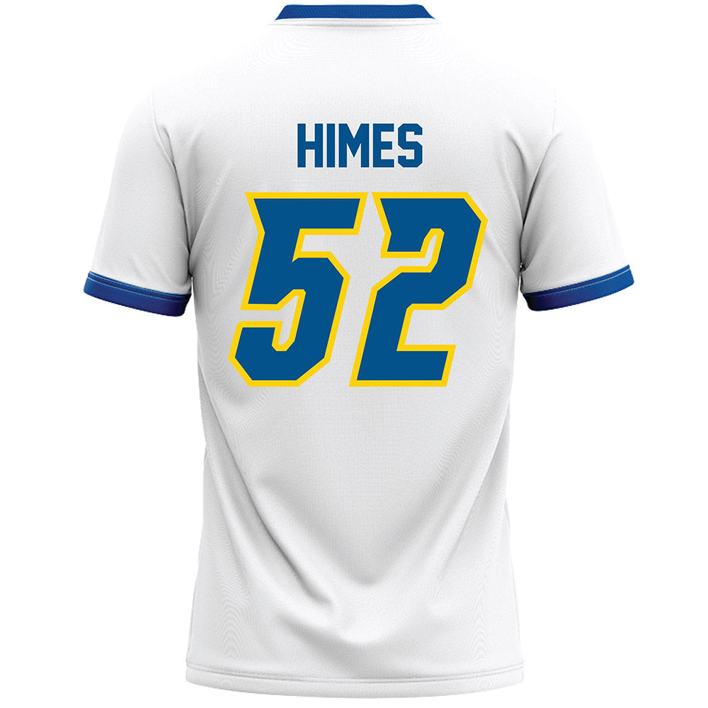 Delaware - NCAA Men's Lacrosse : Aidan Himes - White Lacrosse Jersey -1