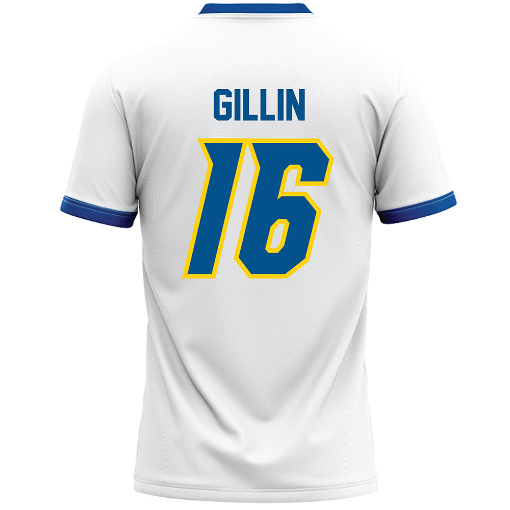 Delaware - NCAA Men's Lacrosse : Patrick Gillin - White Lacrosse Jersey -1