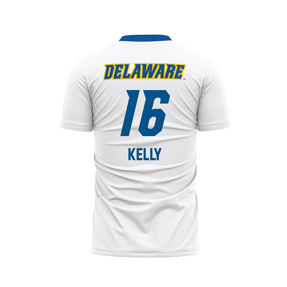 Delaware - NCAA Men's Soccer : Colin Kelly - White Soccer Jersey-1