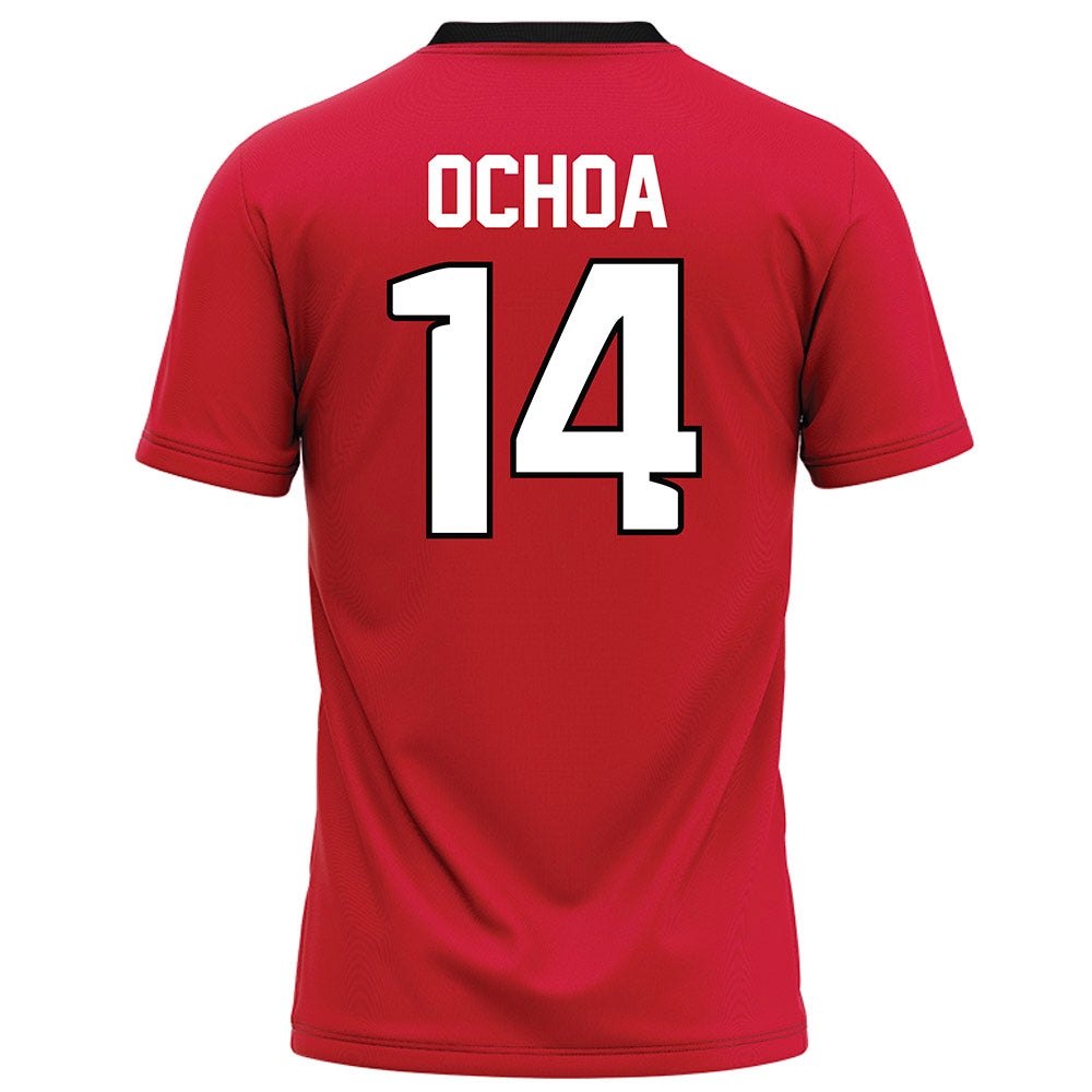 UNLV - NCAA Football : Gael Ochoa - Red Football Jersey-1