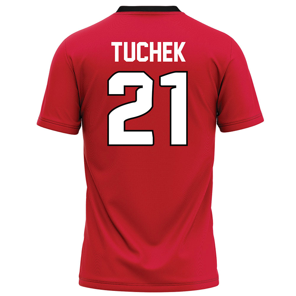 UNLV - NCAA Football : Josh Tuchek - Red Football Jersey-1