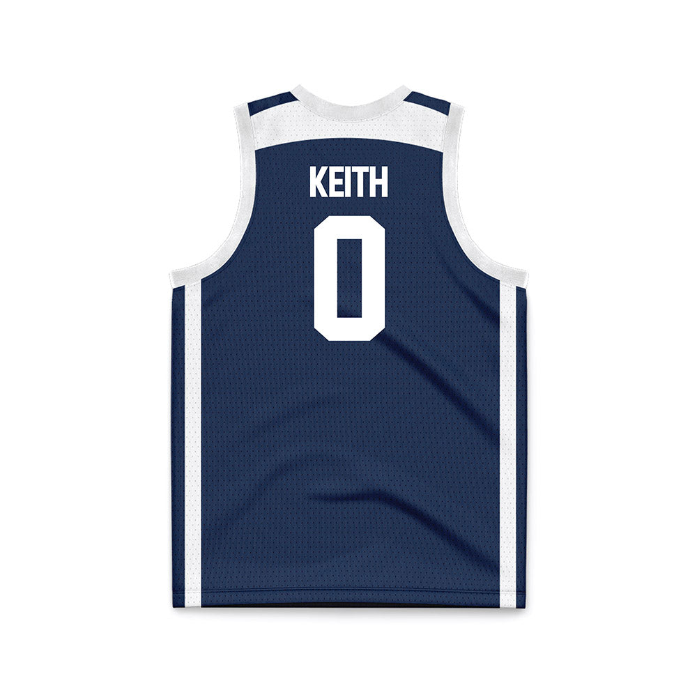 Butler - NCAA Men's Basketball : Jackson Keith - Navy Basketball Jersey-1
