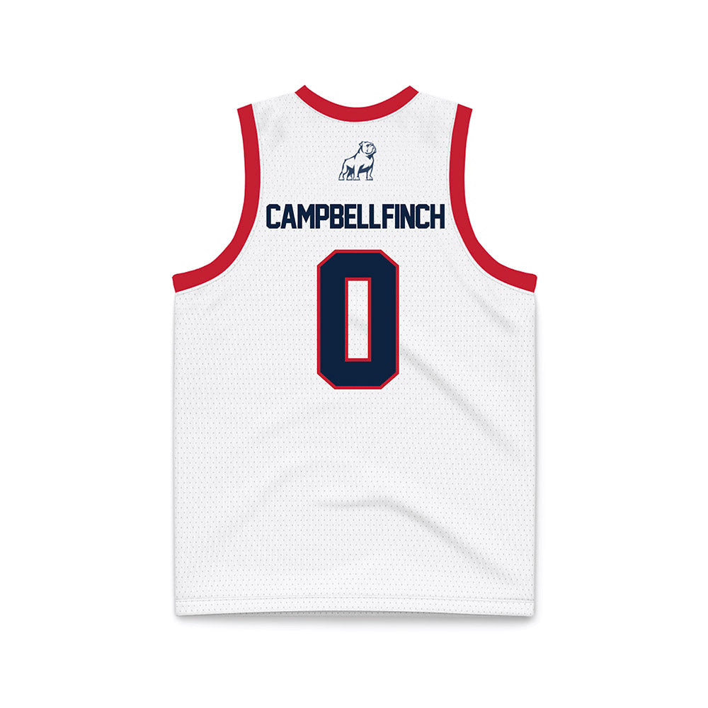 Samford - NCAA Men's Basketball : Isaiah Campbell-Finch - White Basketball Jersey-1