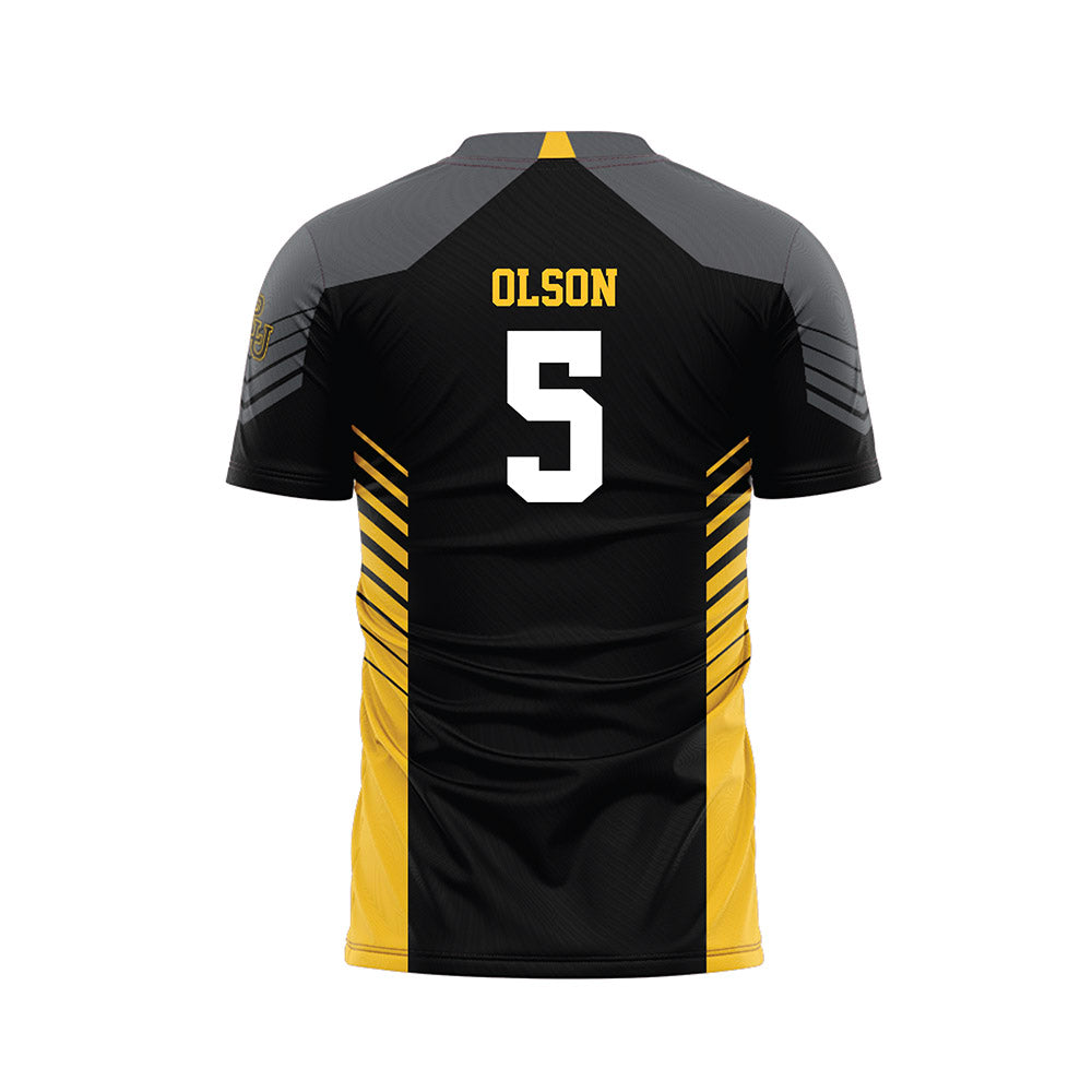 PLU - NCAA Women's Soccer : Olivia Olson - Black Soccer Jersey-1