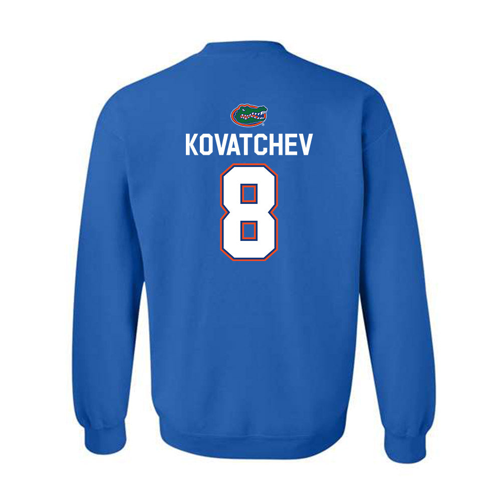 Florida - NCAA Men's Basketball : Alex Kovatchev - Sports Shersey Crewneck Sweatshirt-1