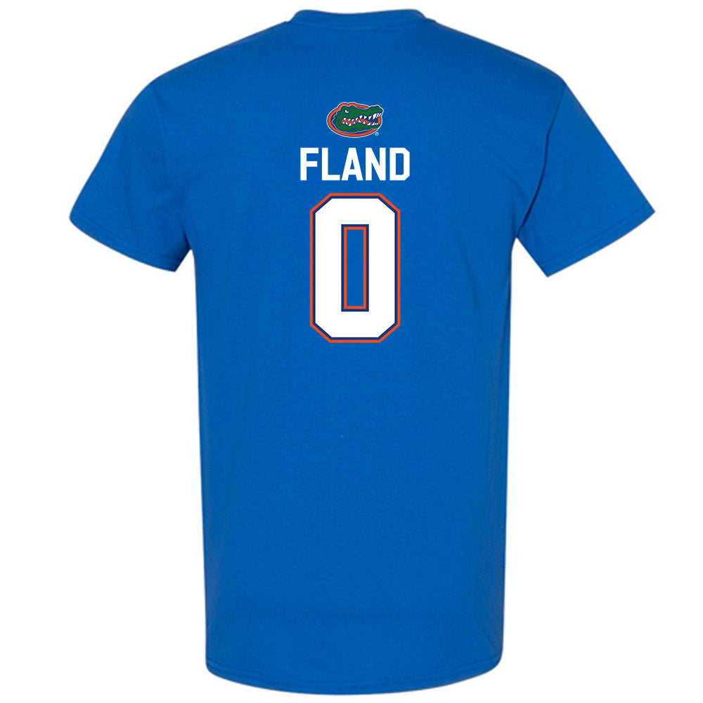 Florida - NCAA Men's Basketball : Johnuel Fland - Sports Shersey T-Shirt-1