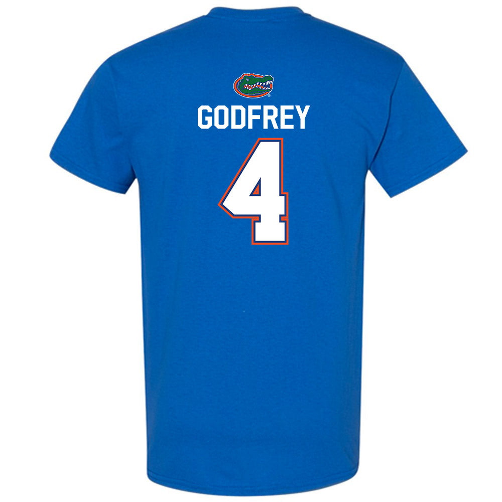 Florida - NCAA Women's Basketball : Knisha Godfrey - Sports Shersey T-Shirt-1