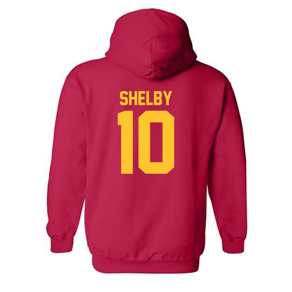 USC - NCAA Football : Braylan Shelby - Classic Shersey Hooded Sweatshirt-1