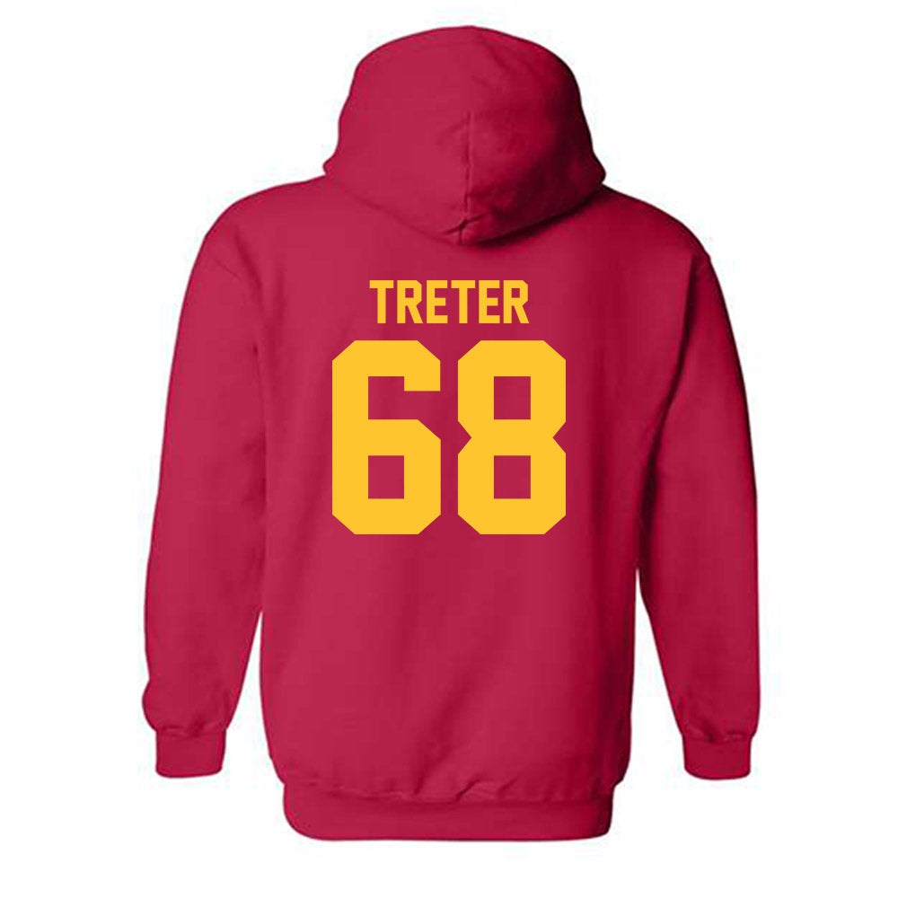 USC - NCAA Football : Hayden Treter - Classic Shersey Hooded Sweatshirt-1
