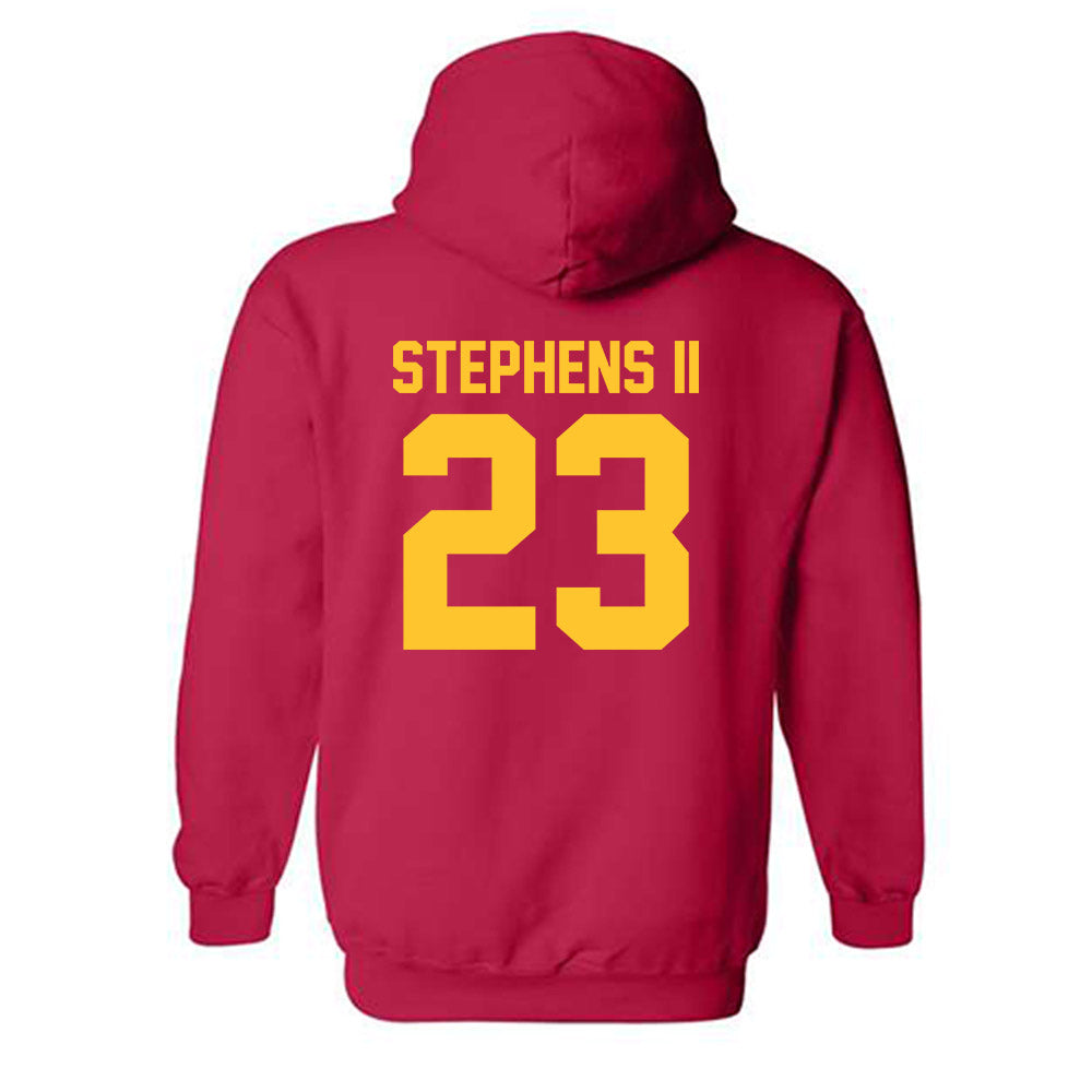 USC - NCAA Football : Desman Stephens II - Classic Shersey Hooded Sweatshirt-1
