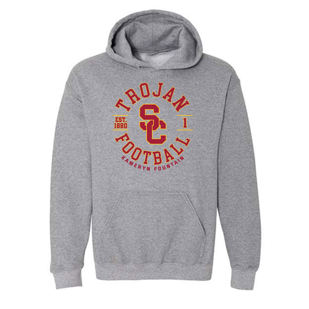 USC - NCAA Football : Kameryn Fountain - Hooded Sweatshirt-0