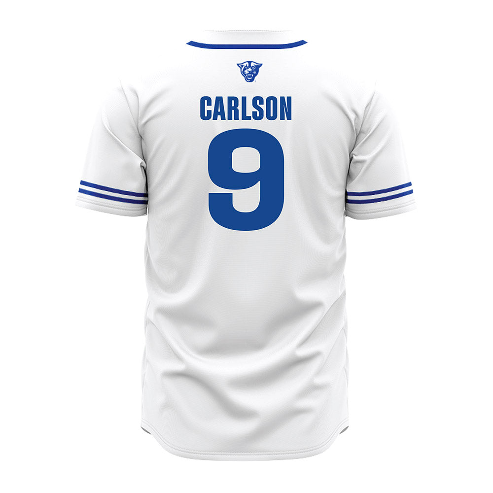 Georgia State - NCAA Baseball : Hunter Carlson - White Jersey-1