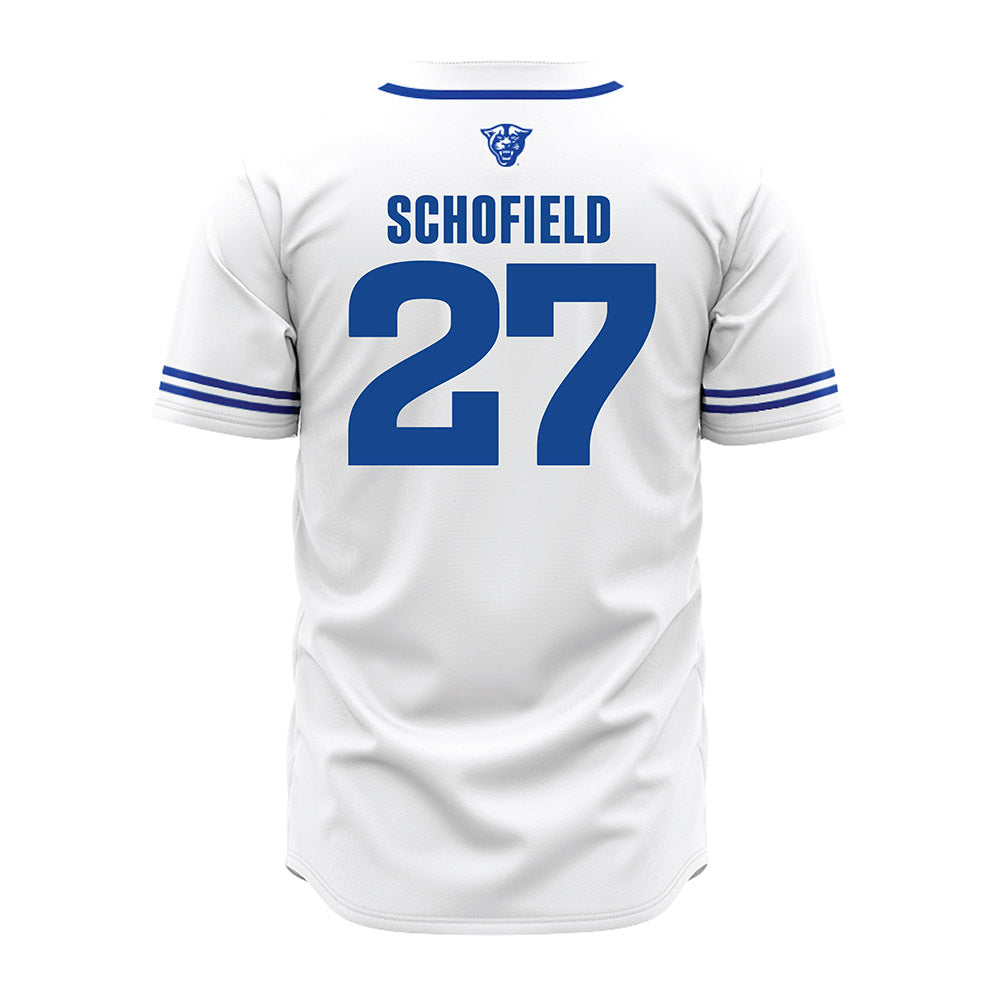 Georgia State - NCAA Baseball : Samuel Schofield - White Jersey-1