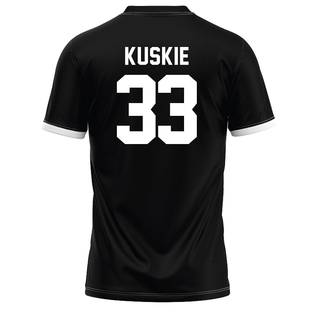 USC Upstate - NCAA Baseball : Darin Kuskie - Black Baseball Jersey