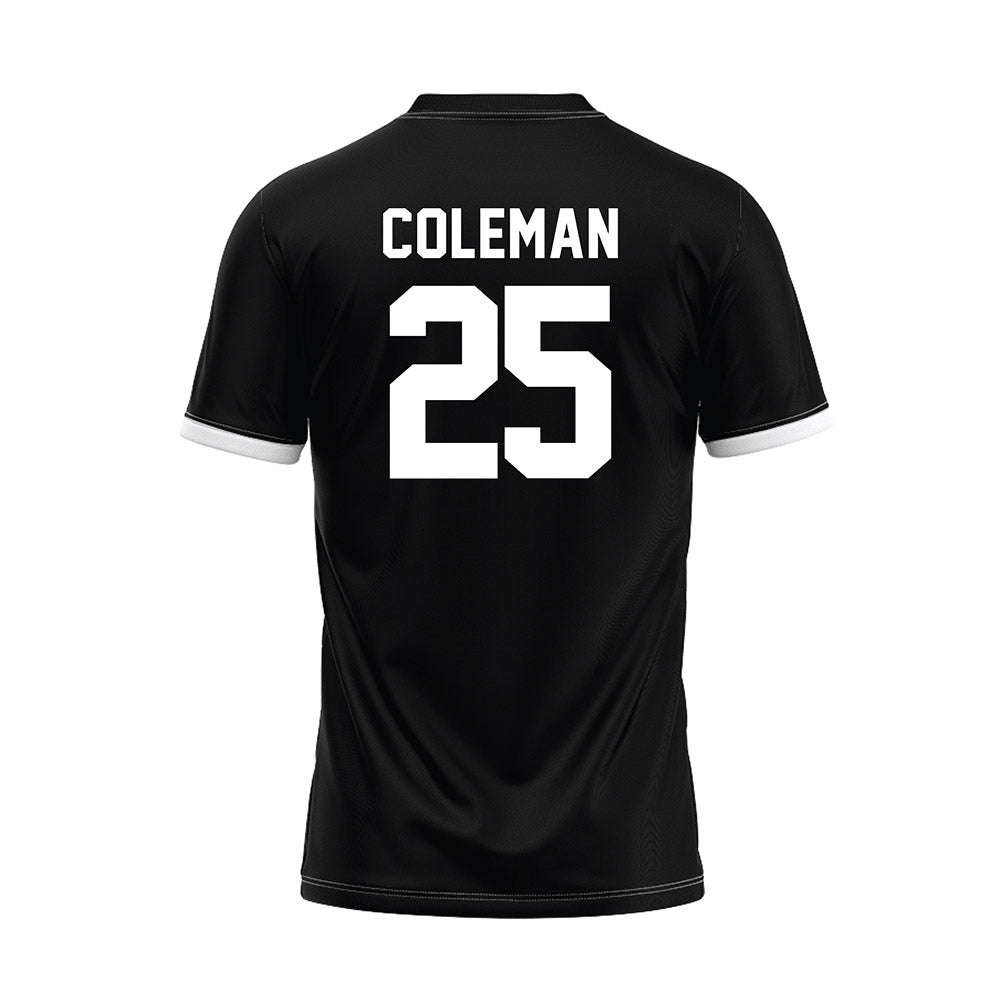 USC Upstate - NCAA Baseball : Micah Coleman - Black Baseball Jersey-1