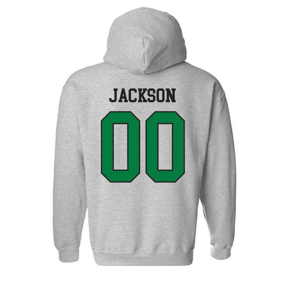 OKBU - NCAA Football : John Jackson - Classic Fashion Shersey Hooded Sweatshirt-1