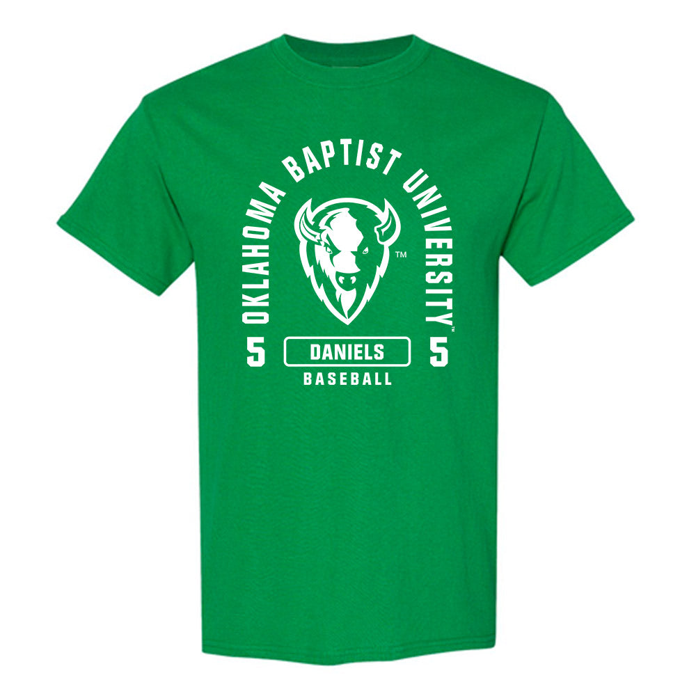 OKBU - NCAA Baseball : Jarrmez Daniels - Classic Fashion Shersey T-Shirt-0