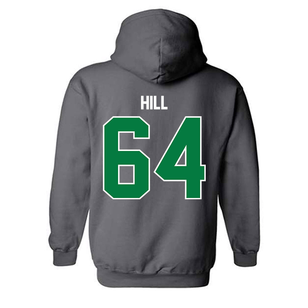 OKBU - NCAA Football : Graham Hill - Classic Shersey Hooded Sweatshirt-1