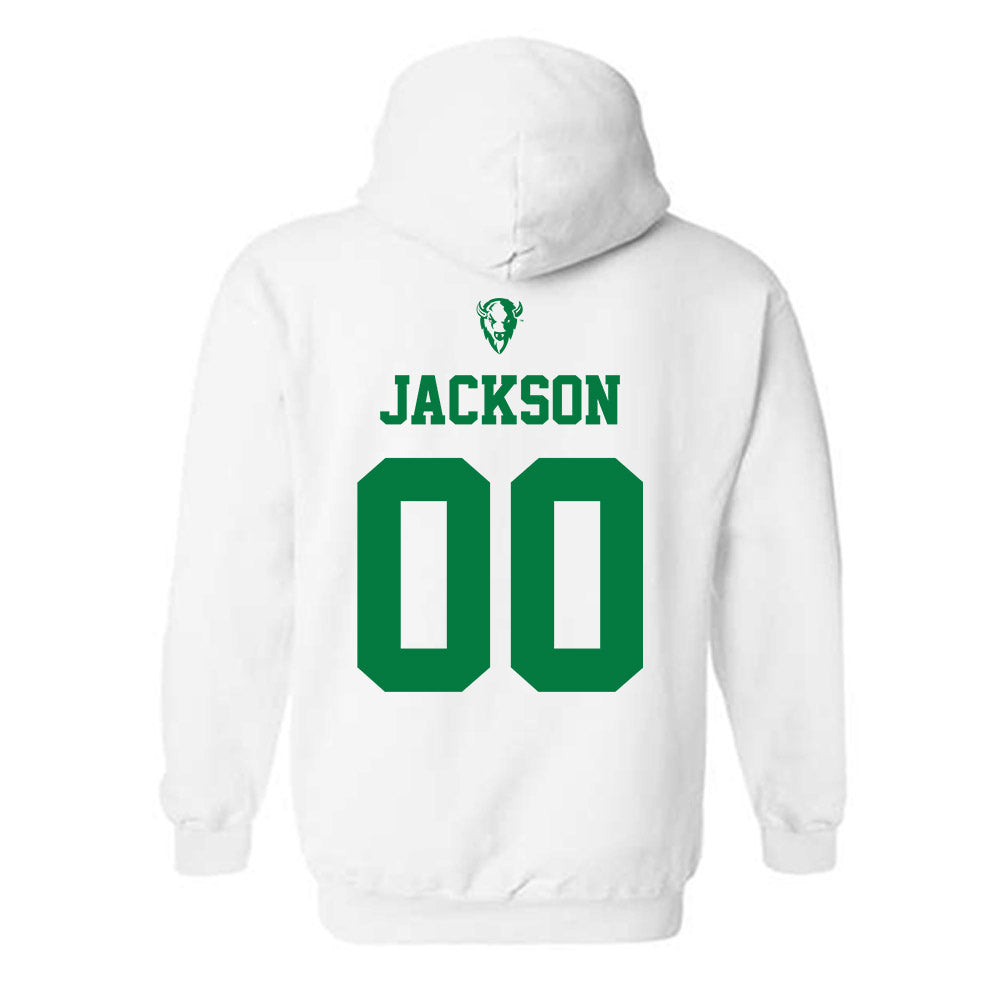 OKBU - NCAA Football : John Jackson - Classic Shersey Hooded Sweatshirt-1