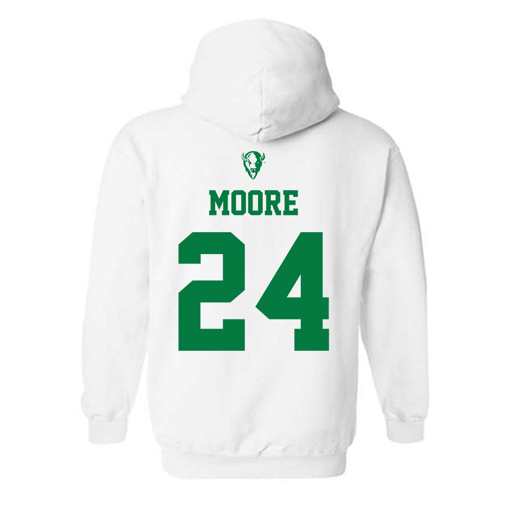 OKBU - NCAA Football : EJ Moore - Classic Shersey Hooded Sweatshirt-1