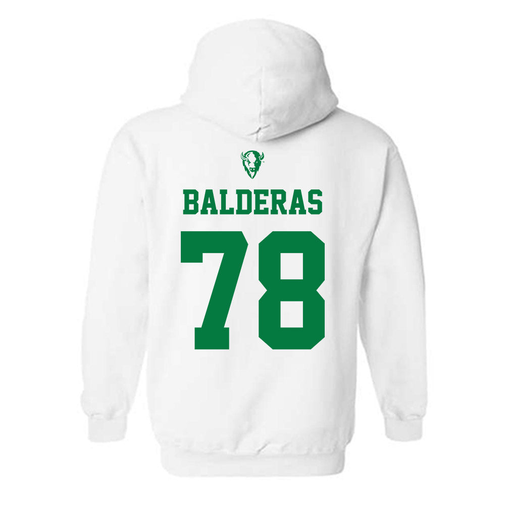 OKBU - NCAA Football : David Balderas - Classic Shersey Hooded Sweatshirt-1
