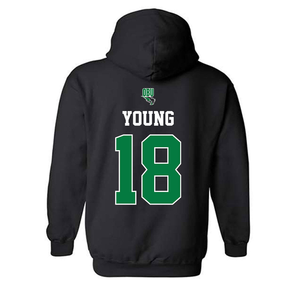 OKBU - NCAA Football : Matthew Young - Classic Shersey Hooded Sweatshirt-1