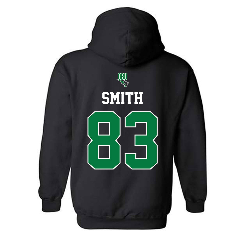 OKBU - NCAA Football : TJ Smith - Classic Shersey Hooded Sweatshirt-1