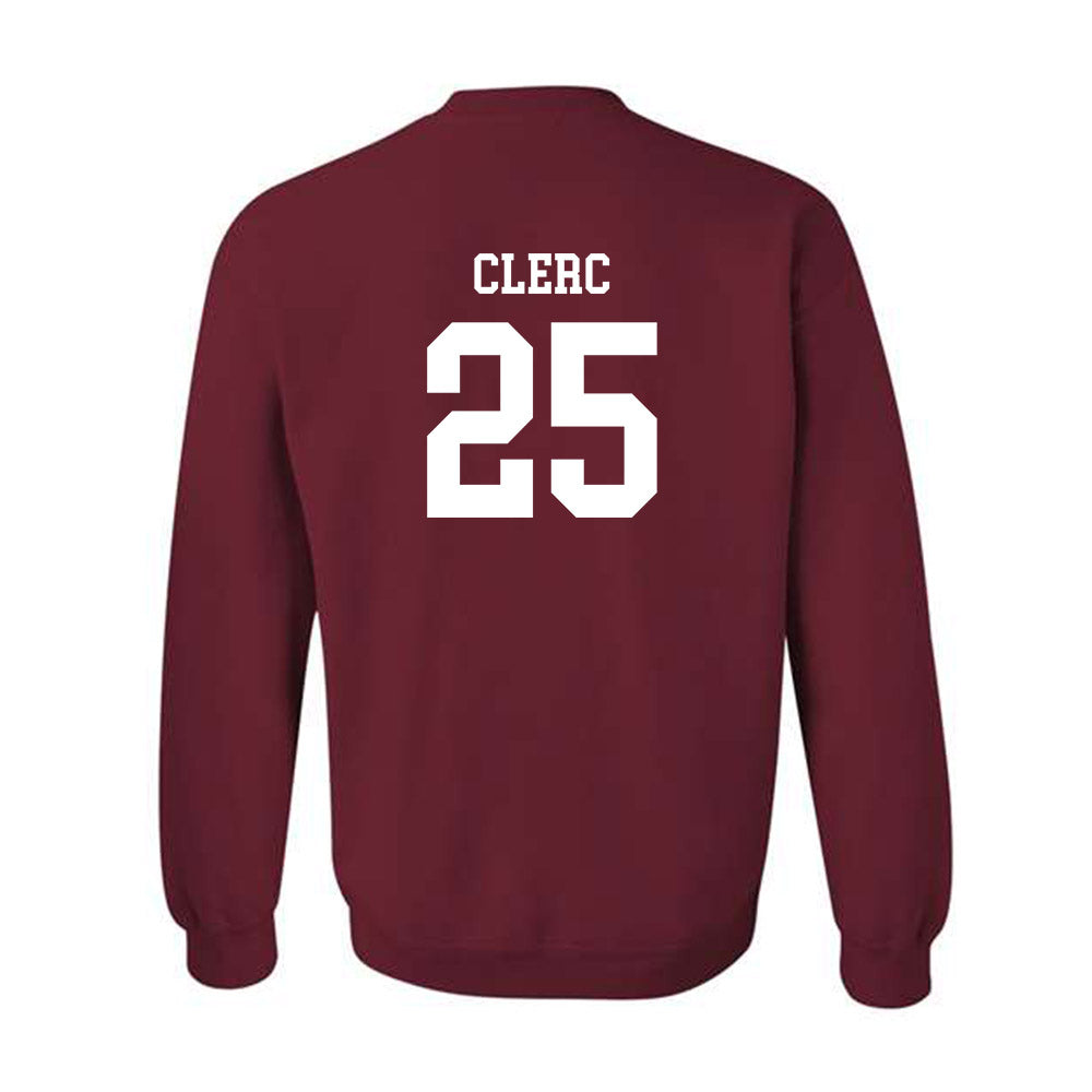 UMass - NCAA Men's Basketball : Dimitri Clerc - Fashion Shersey Crewneck Sweatshirt-1
