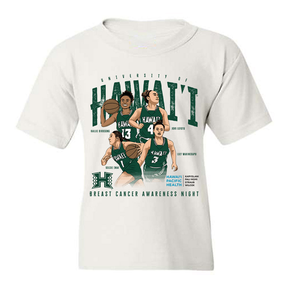 Hawaii - NCAA Women's Basketball : - Team Collage Youth T-Shirt-0
