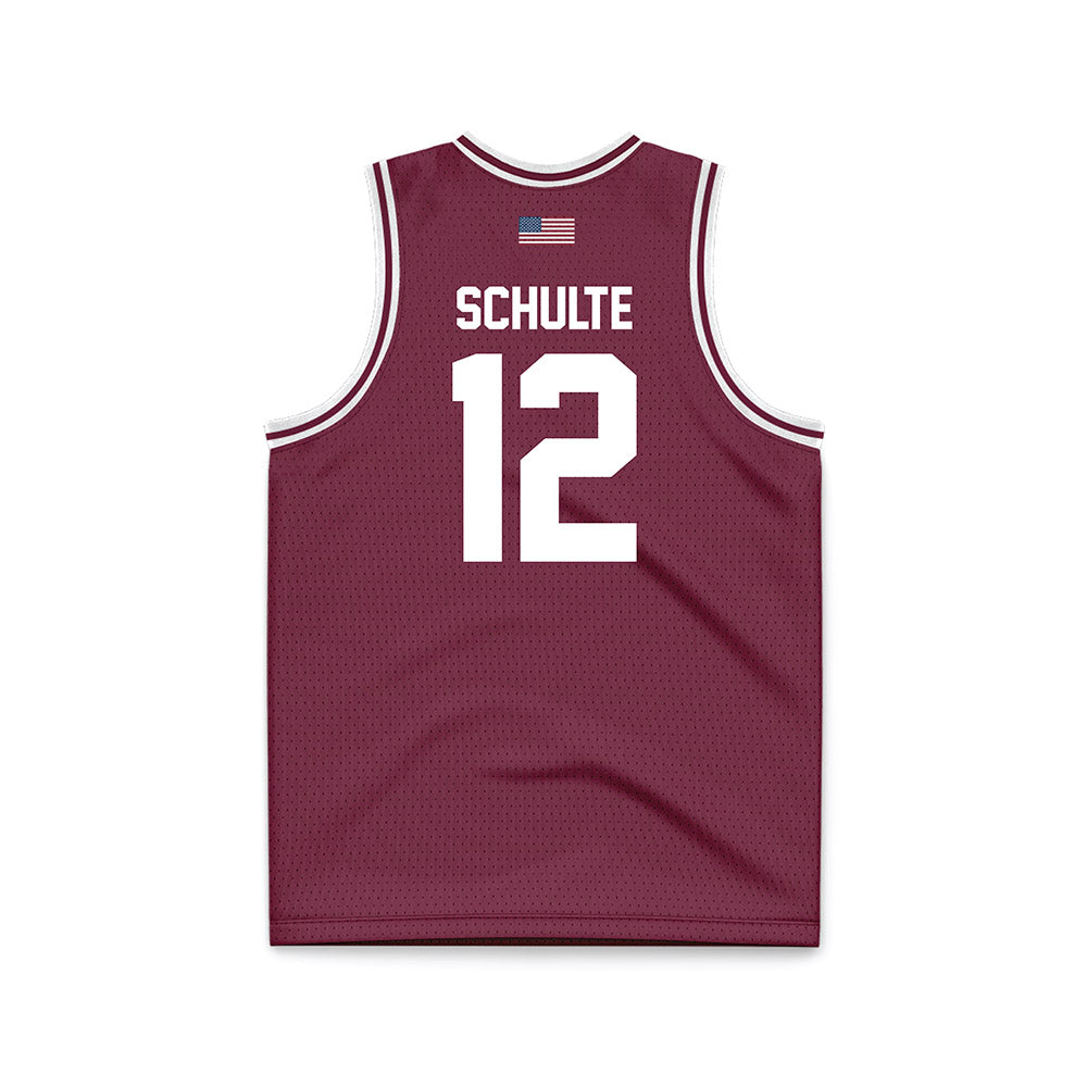 Fordham - NCAA Men's Basketball : Rikus Schulte - Basketball Jersey-1