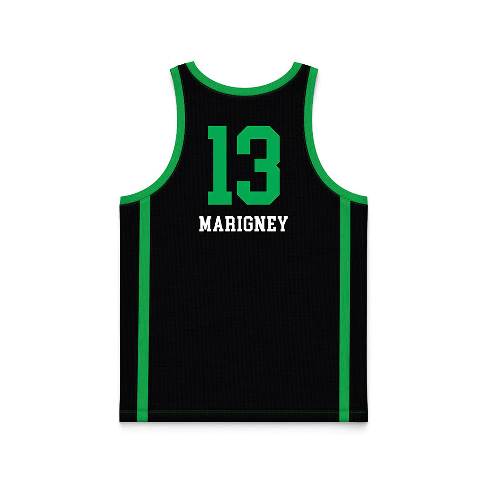 Marshall - NCAA Women's Basketball : Leyocha Somone Marigney - Black Basketball Jersey