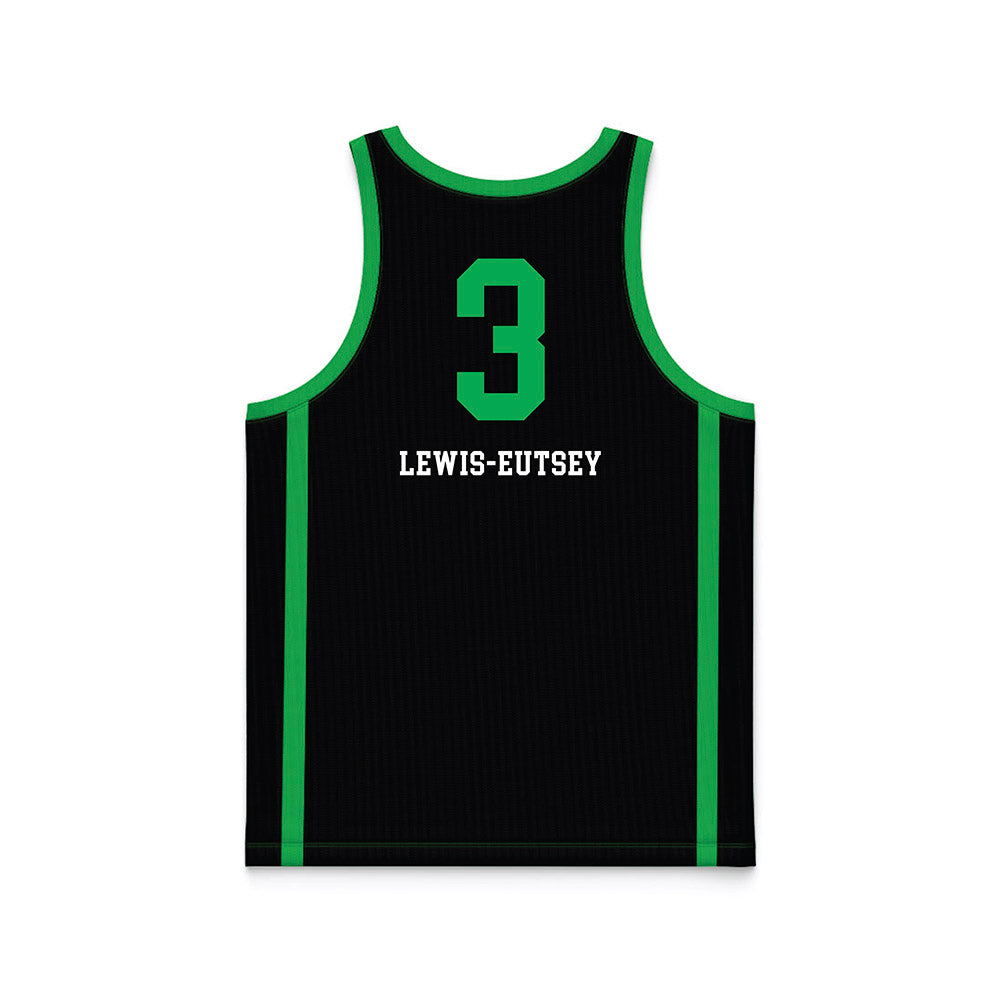 Marshall - NCAA Women's Basketball : Timaya Lewis-Eutsey - Black Basketball Jersey-1