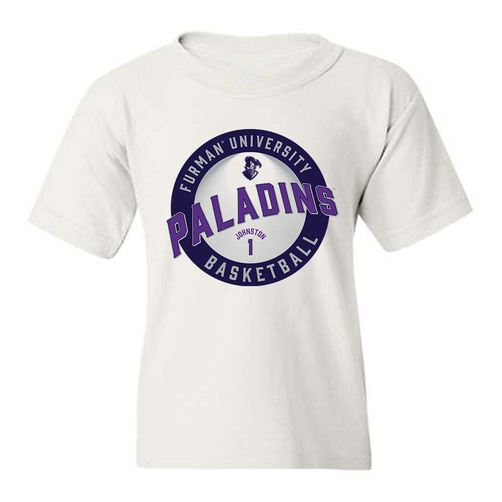 Furman - NCAA Men's Basketball : Charles Johnston - Classic Fashion Shersey Youth T-Shirt-0