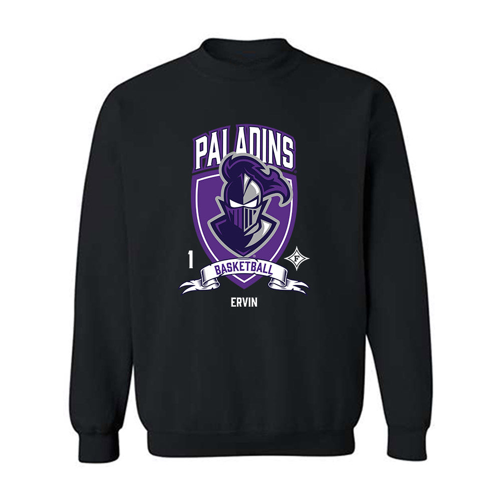 Furman - NCAA Women's Basketball : Alyssa Ervin - Classic Fashion Shersey Crewneck Sweatshirt-0