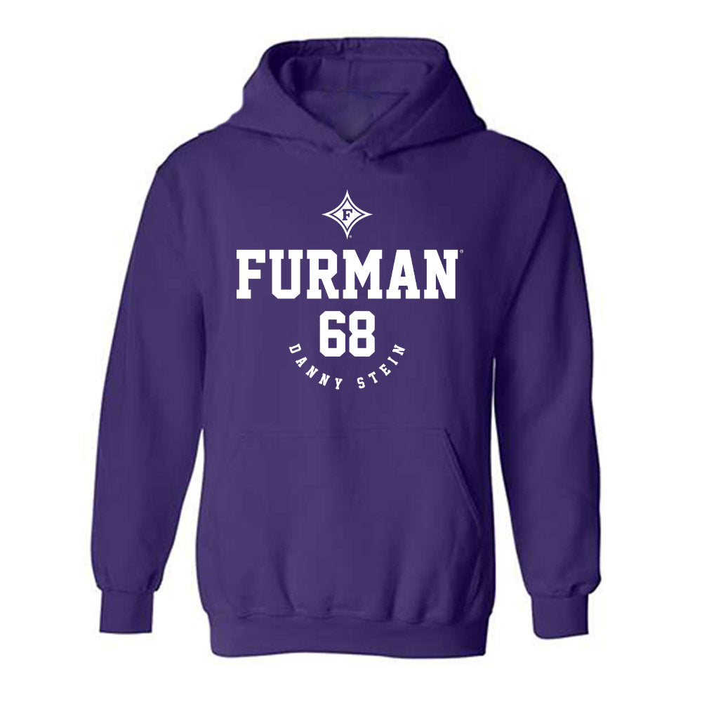 Furman - NCAA Football : Danny Stein - Classic Fashion Shersey Hooded Sweatshirt-0