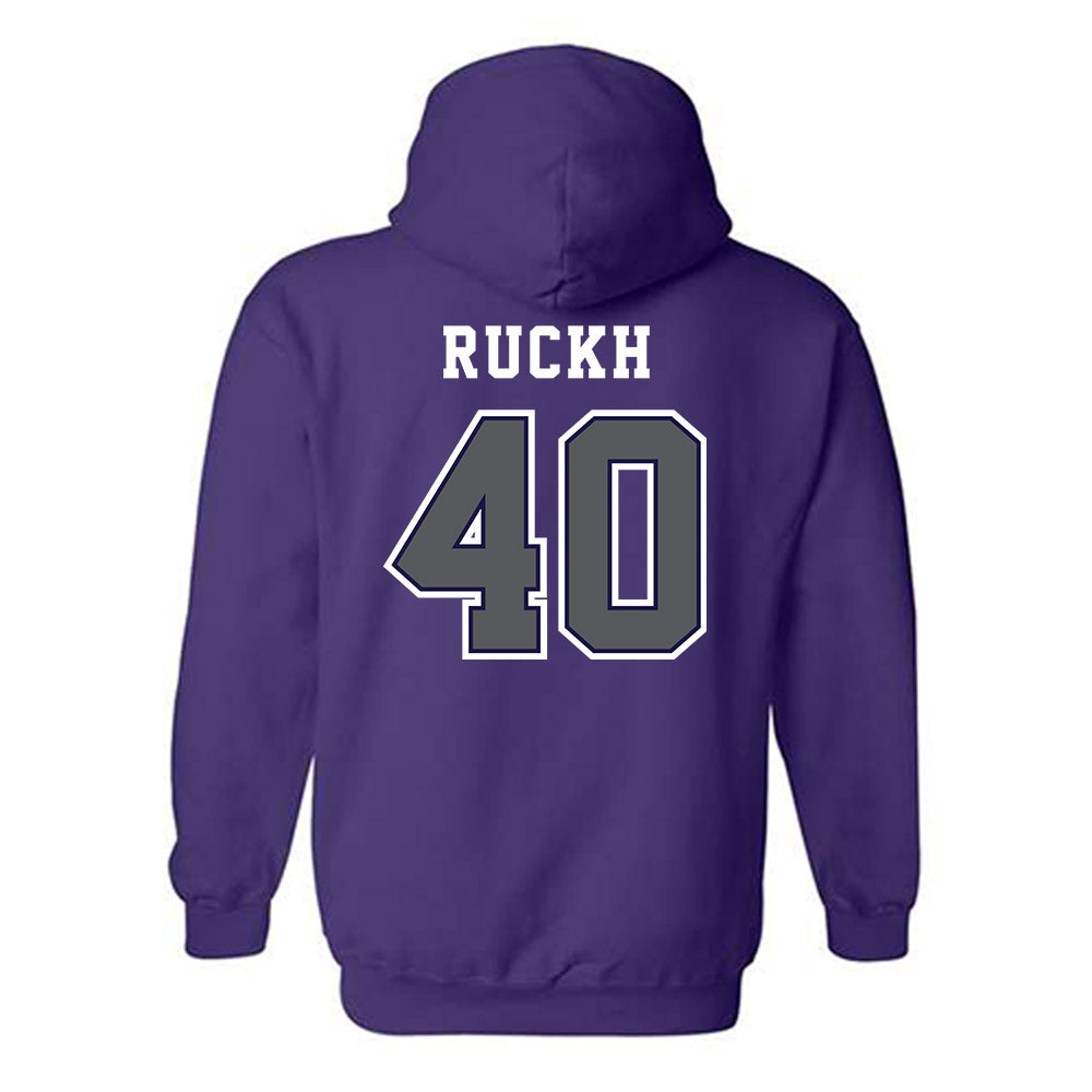 Furman - NCAA Football : Aiden Ruckh - Classic Shersey Hooded Sweatshirt-1