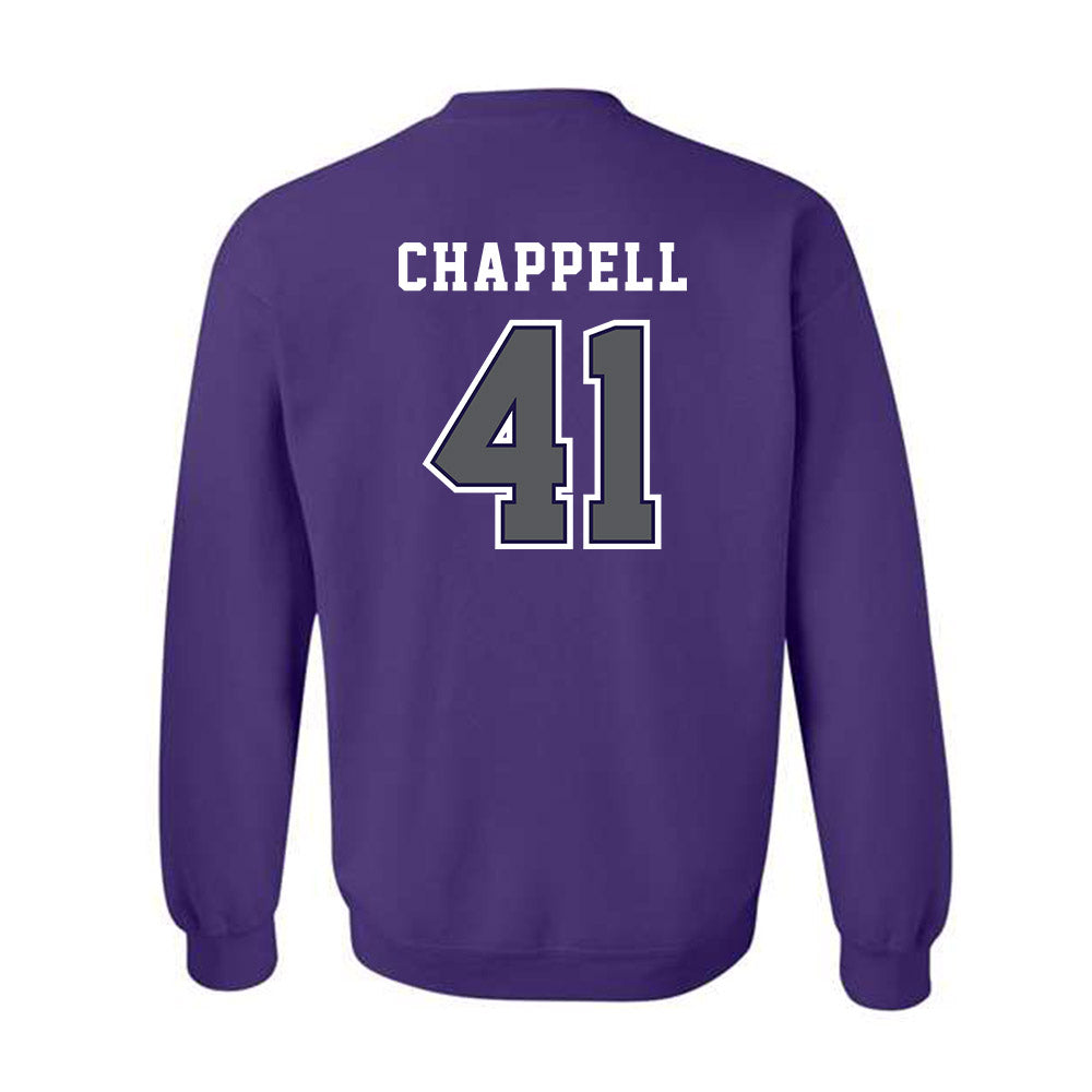 Furman - NCAA Football : Brock Chappell - Classic Shersey Crewneck Sweatshirt-1